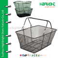 grocery store iron wire basket,wire storage basket,metal wire fruit basket